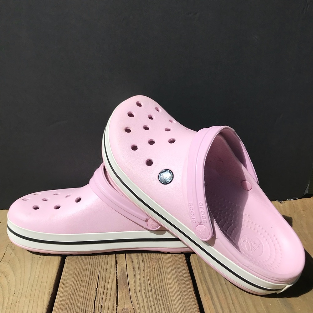 Pepto Pink Crocs